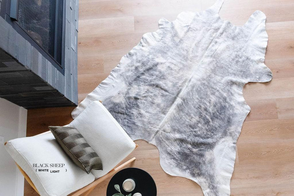 Large Brindle Grey Cowhide Area Rug EX-STOCK Canada 