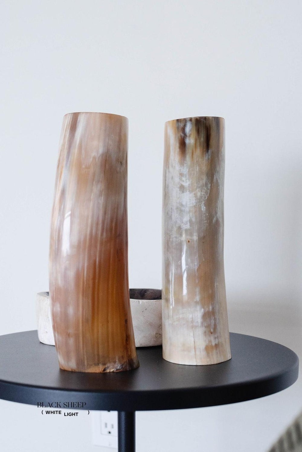 Ankole & Gyr Horn Light Vase EX-STOCK Canada 