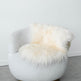 White Icelandic Curly Sheepskin 