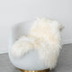 White Icelandic Curly Sheepskin 