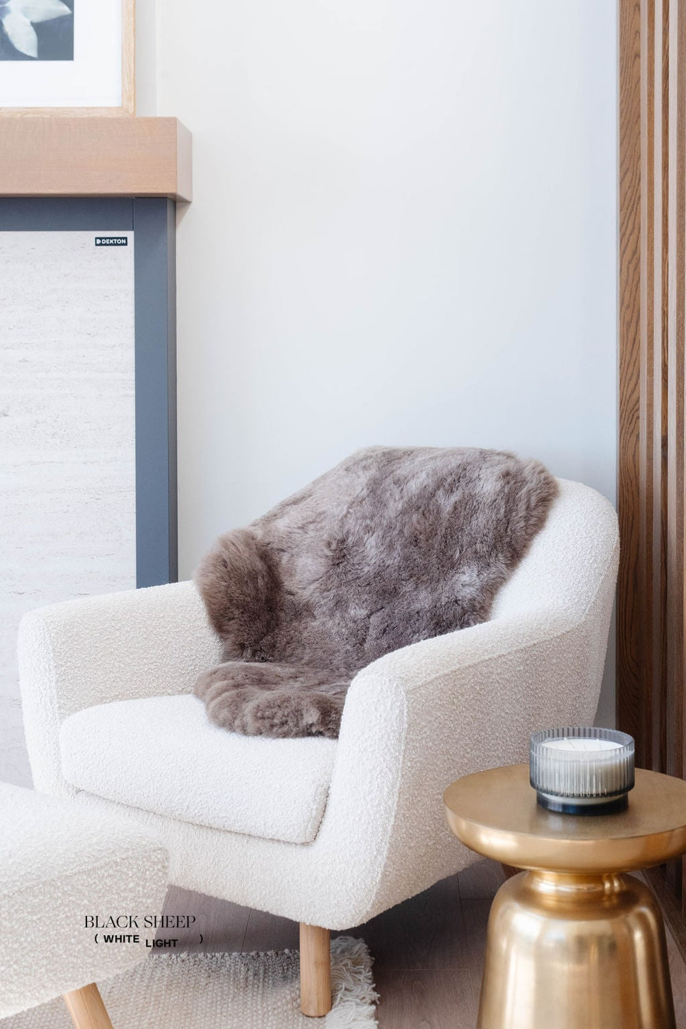 Shorn Taupe Icelandic Sheepskin EX-STOCK Canada 