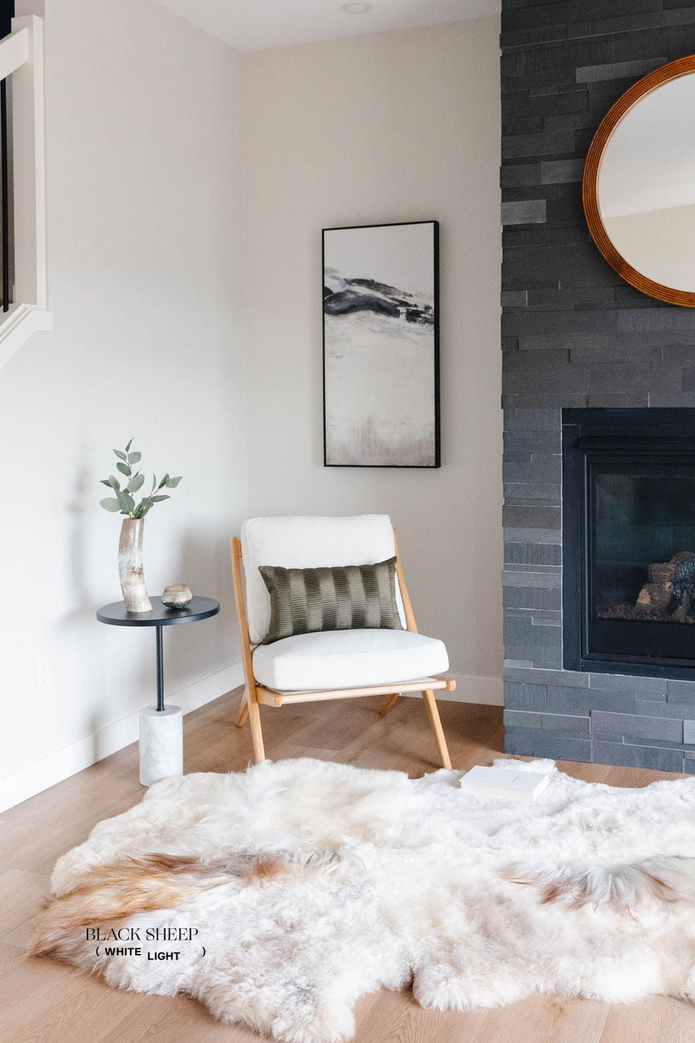 Brown Melange Sheepskin Rug EX-STOCK Canada 