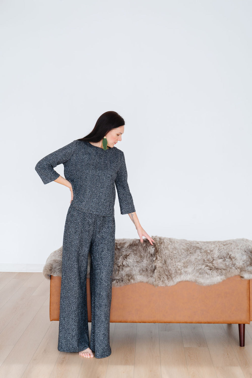 Shorn Taupe Double Icelandic Sheepskin 