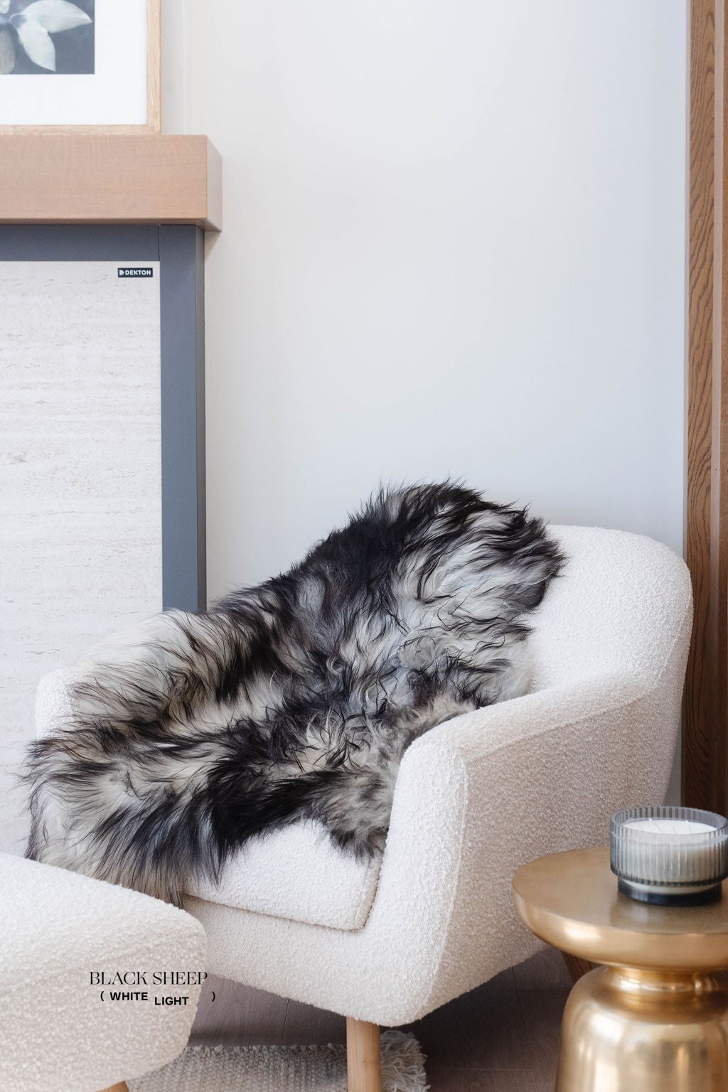Natural Dark Grey Icelandic Sheepskin EX-STOCK Canada 