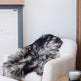 Natural Dark Grey Icelandic Sheepskin 