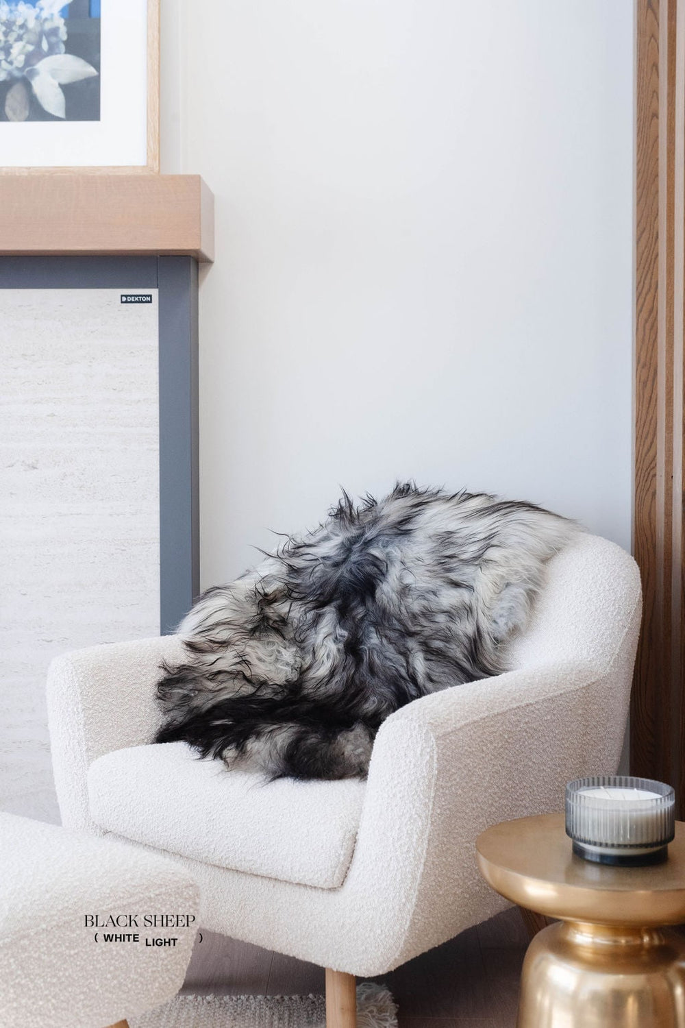 Natural Dark Grey Icelandic Sheepskin EX-STOCK Canada 