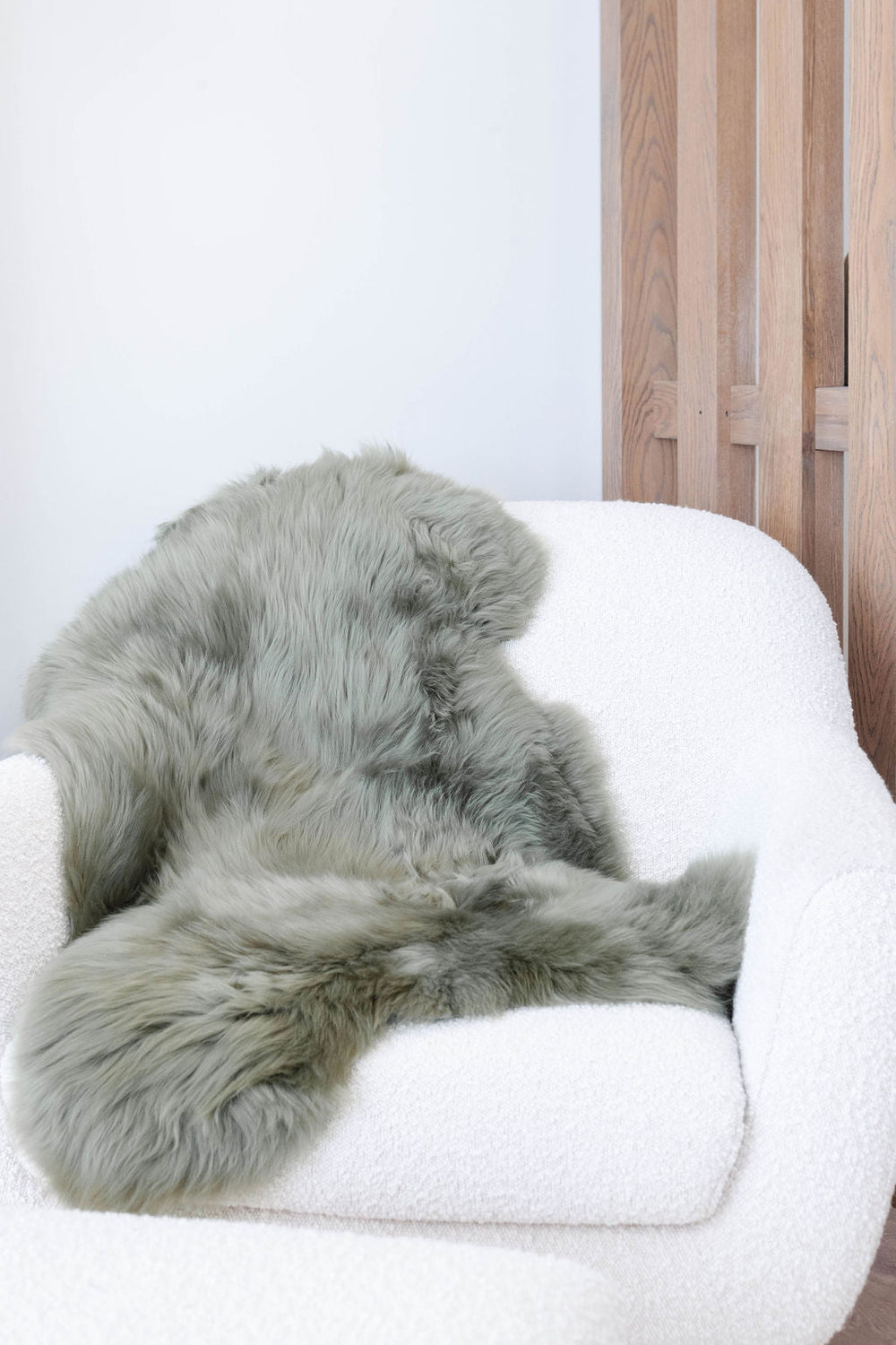 Olive Green Icelandic Sheepskin 