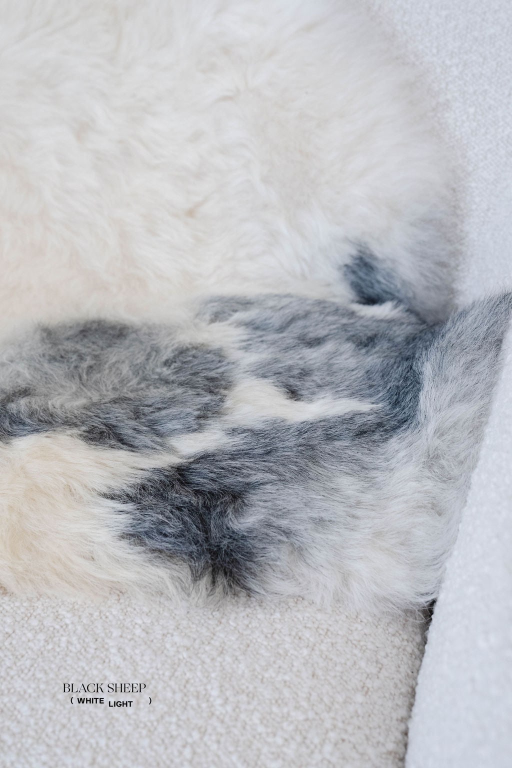 Shorn Grey Spotted Icelandic Sheepskin | Random EX-STOCK Canada 