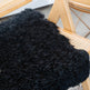 Black Tigrado Spanish Curly Sheepskin 