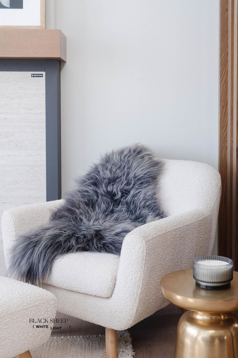Silver Icelandic Sheepskin EX-STOCK Canada 