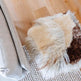 VANI - Tabouret en peau de mouton mélangée, laine boucléeEX-STOCK Canada 