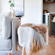 VANI - Mélange Sheepskin Stool, straight wool EX-STOCK Canada 