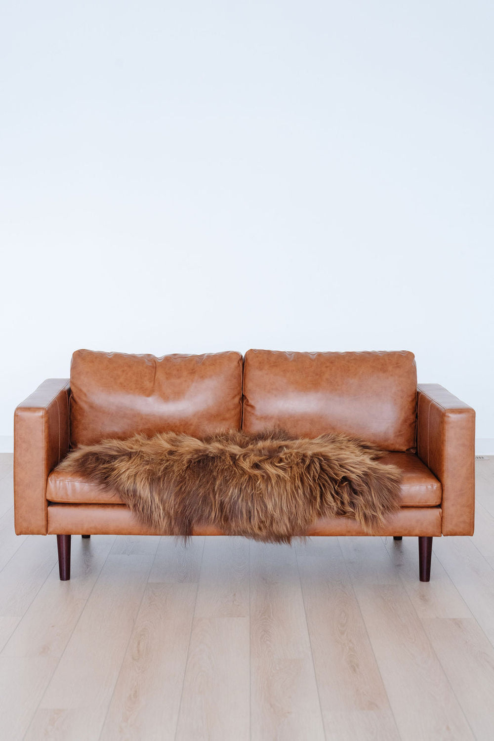Rare Rusty Brown Icelandic Sheepskin 