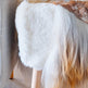 VANI - Mélange Sheepskin Stool, straight wool EX-STOCK Canada 
