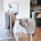 VANI - Mélange Sheepskin Stool, straight wool EX-STOCK Canada 