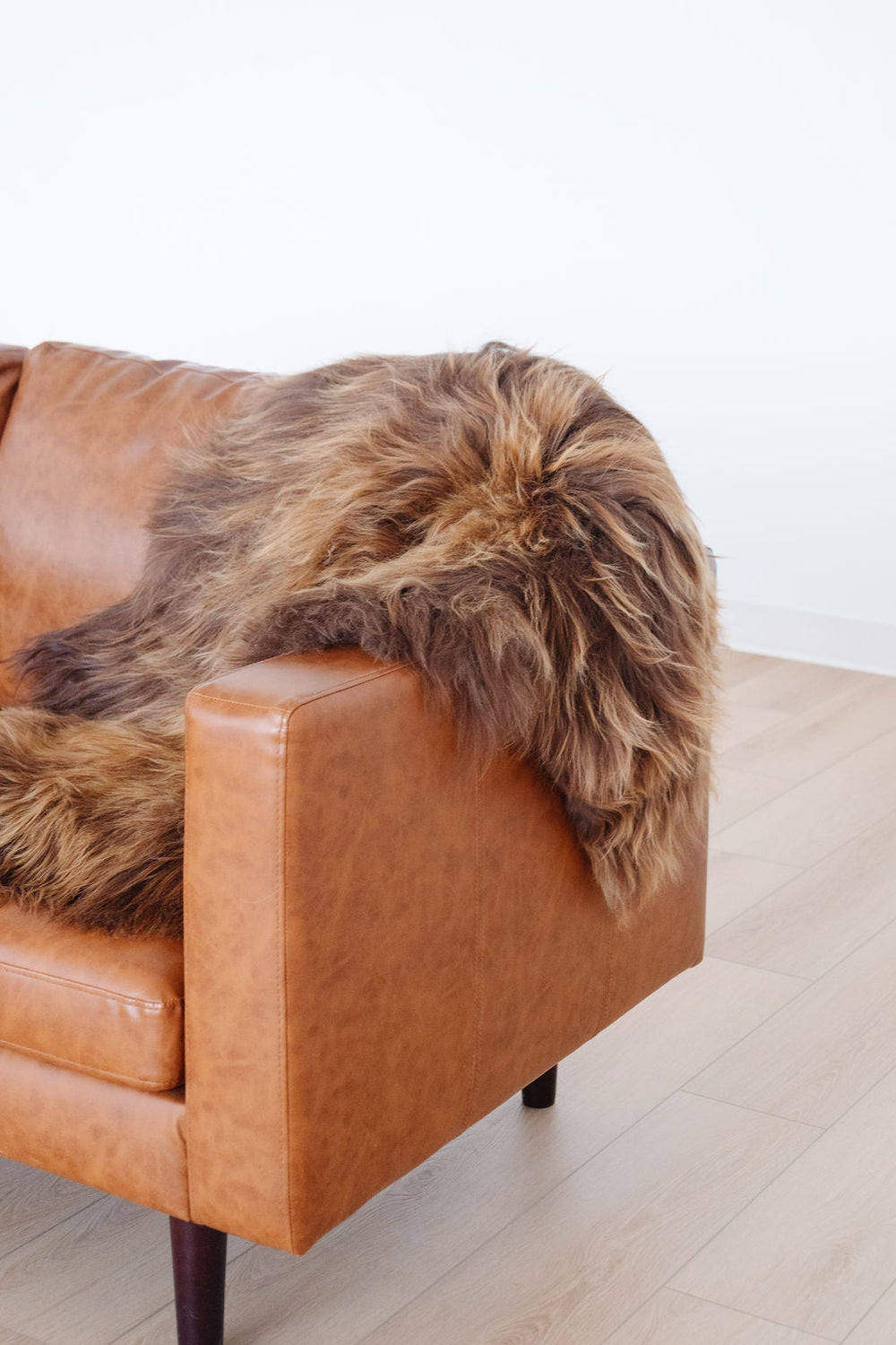 Rare Rusty Brown Icelandic Sheepskin 