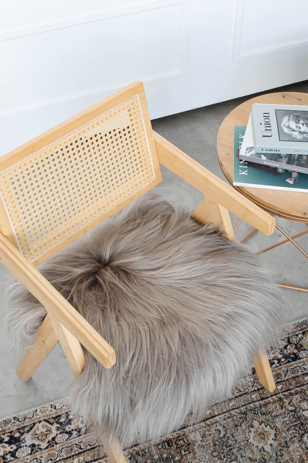 Taupe Icelandic Sheepskin Chair Pad 