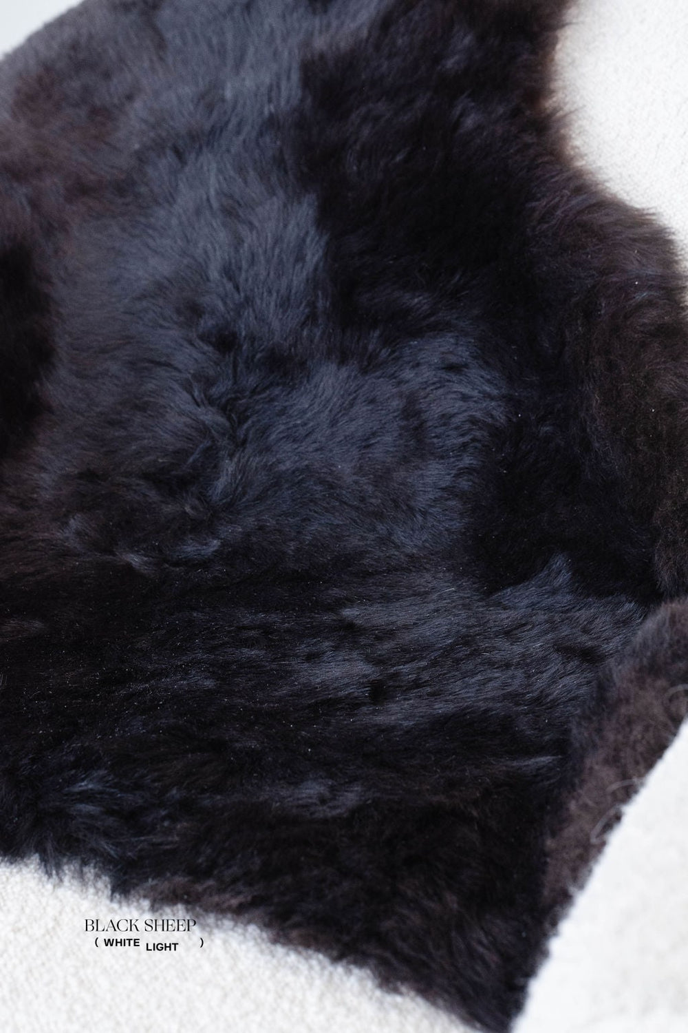 Shorn Black Icelandic Sheepskin EX-STOCK Canada 