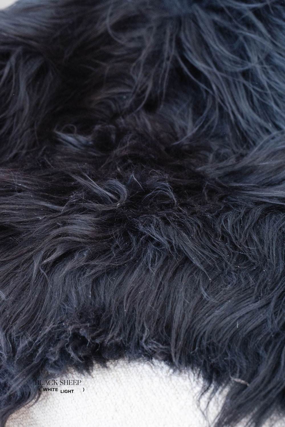 Black Icelandic Sheepskin 