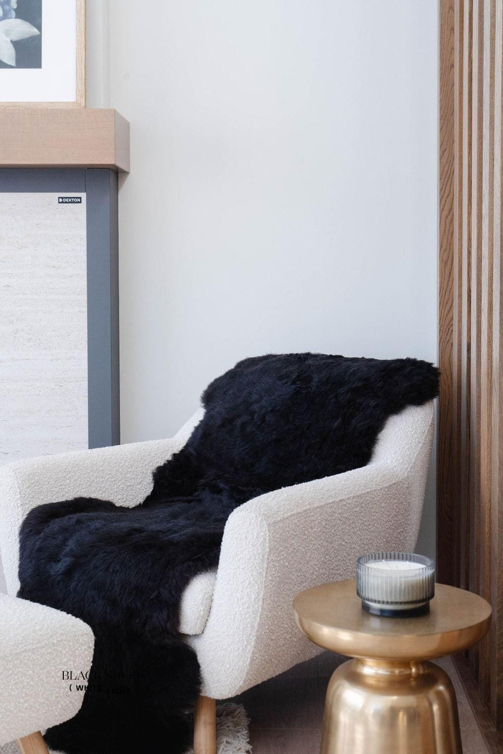 Shorn Black Double Icelandic Sheepskin EX-STOCK Canada 