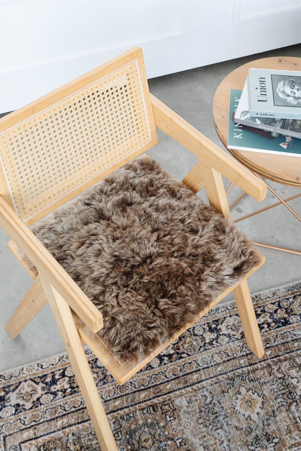 Shorn Brown Icelandic Sheepskin Chair Pad 