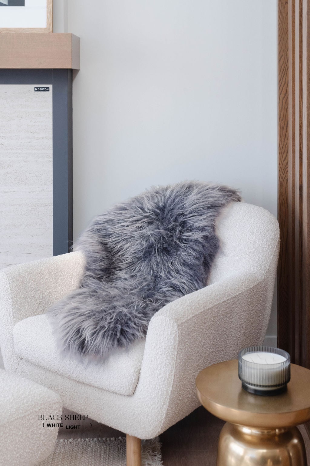 Silver Icelandic Sheepskin EX-STOCK Canada 