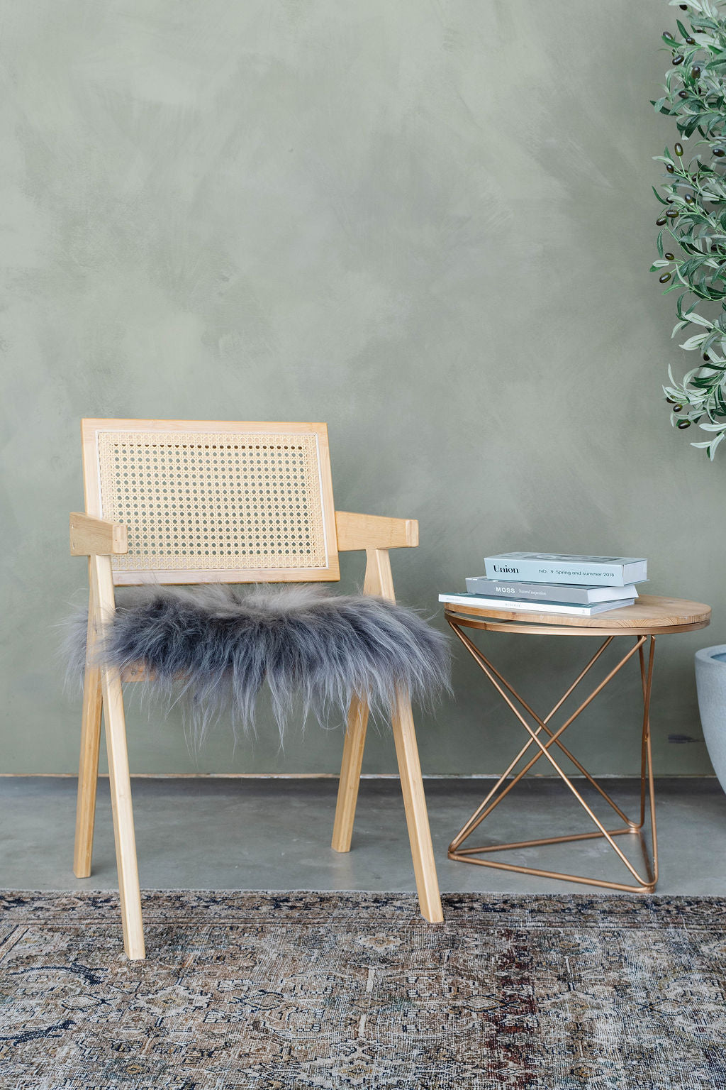 Mineral Icelandic Sheepskin Chair Pad 