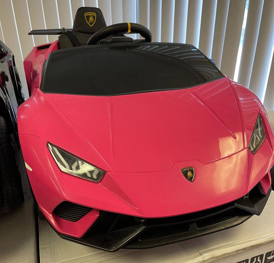 2026 12V Lamborghini Huracan DELUXE Kids Electric Ride On Car with Remote Control 