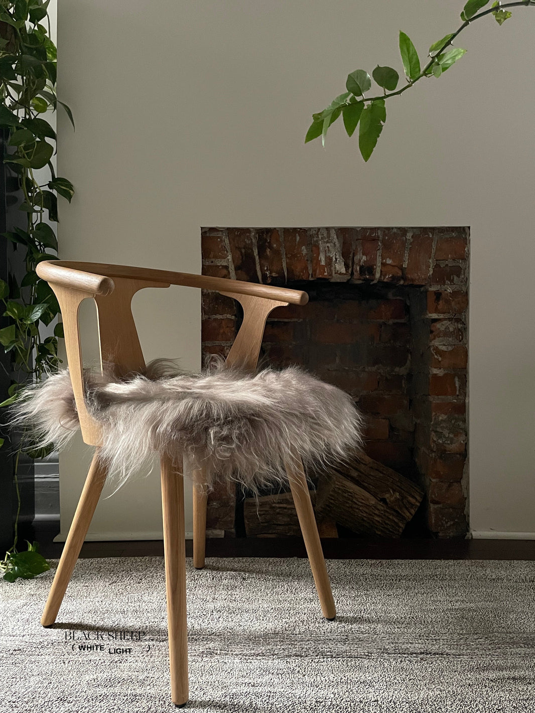 Taupe Icelandic Sheepskin Chair Pad EX-STOCK Canada 