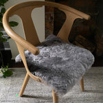 Shorn Silver Icelandic Sheepskin Chair Pad 