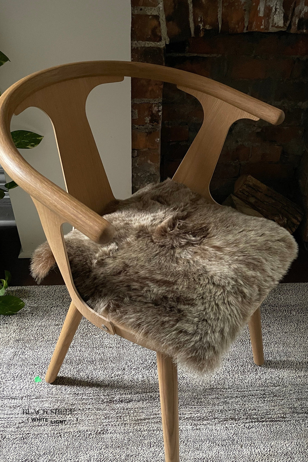 Shorn Brown Icelandic Sheepskin Chair Pad 