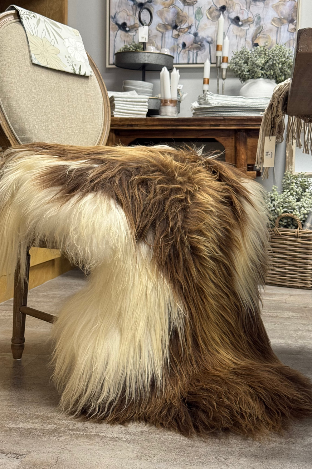 Brown Spotted Icelandic Sheepskin | Random 