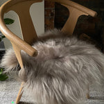 Taupe Icelandic Sheepskin Chair Pad 