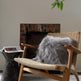 Square Mineral Icelandic Sheepskin Pillow Cover EX-STOCK Canada 