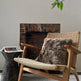 Square Shorn Brown Icelandic Sheepskin Pillow Cover EX-STOCK Canada 