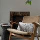 Rectangular Shorn Linen Icelandic Sheepskin Pillow Cover EX-STOCK Canada 