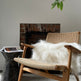 Rectangular White Icelandic Sheepskin Pillow Cover EX-STOCK Canada 