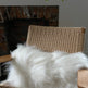 Rectangular White Icelandic Sheepskin Pillow Cover EX-STOCK Canada 