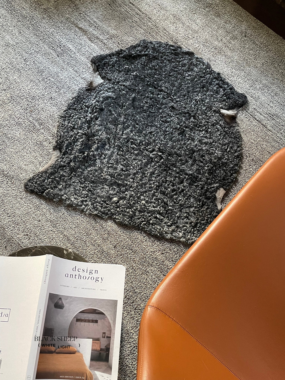 Grey Medium Wool Gotland Sheepskin EX-STOCK Canada 