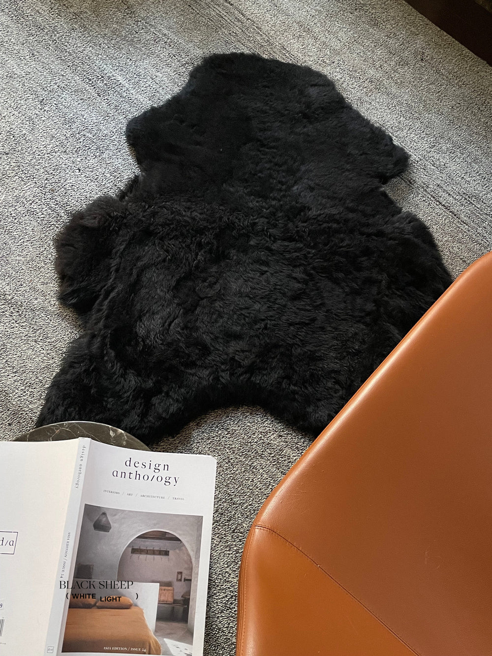 Shorn Black Icelandic Sheepskin EX-STOCK Canada 