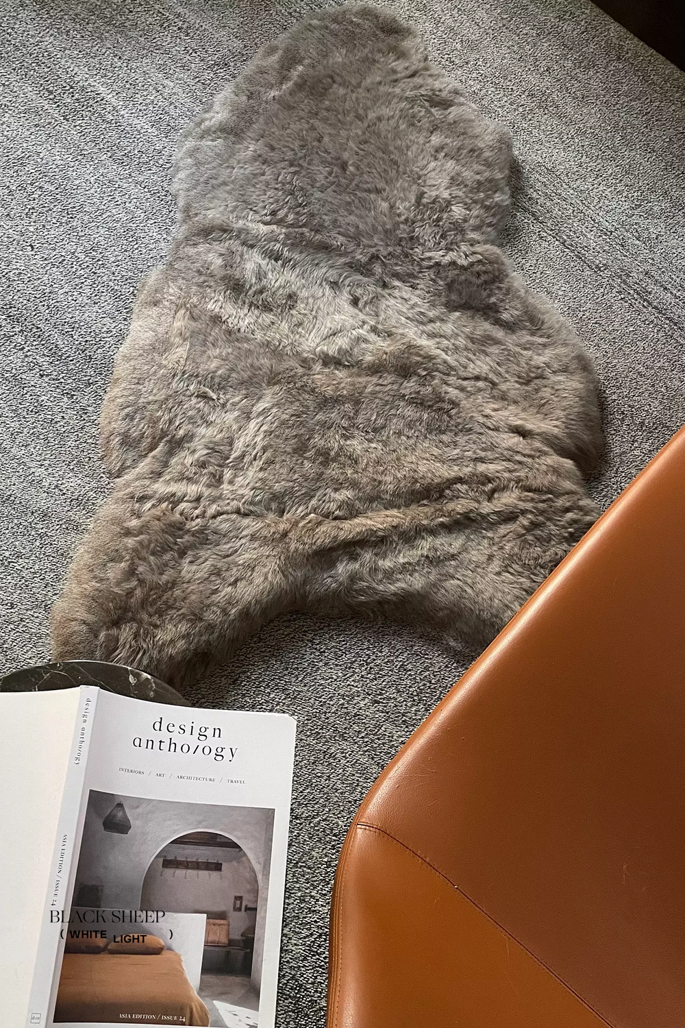 Shorn Taupe Icelandic Sheepskin 