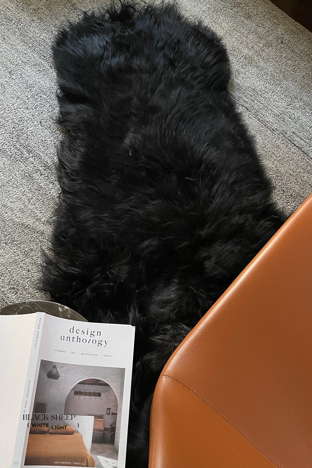 Black Double Icelandic Sheepskin 