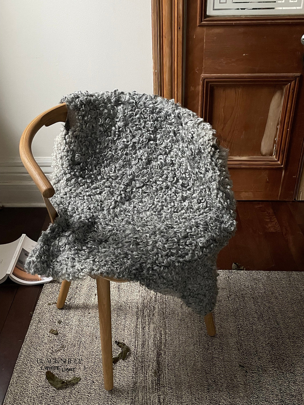 Grey Medium Wool Gotland Sheepskin EX-STOCK Canada 