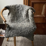Grey Short Wool Gotland Sheepskin 