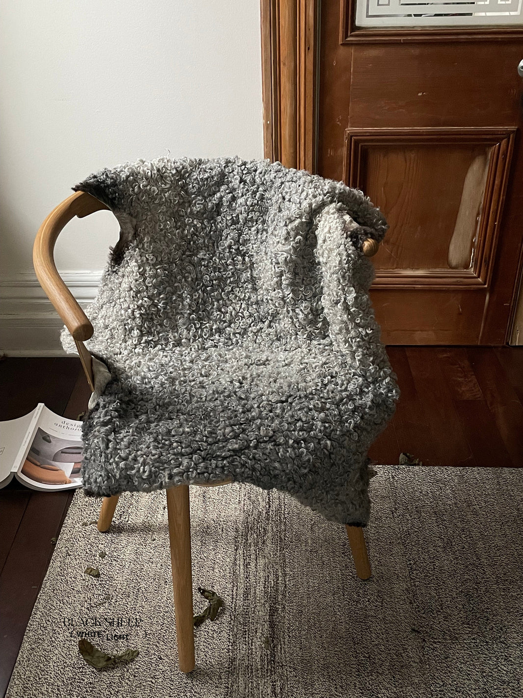 Grey Short Wool Gotland Sheepskin EX-STOCK Canada 