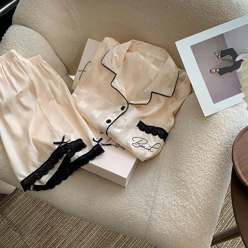 Ice Silk Pajamas For Women In Summer - EX-STOCK Canada