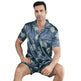 Ice Silk Short Sleeve Pajamas Men Can Be Outerwear Homewear  EX-STOCK CANADA