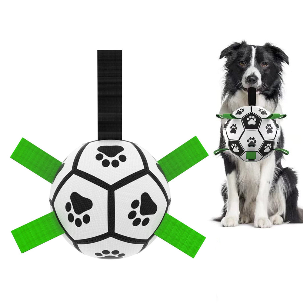 Interactive Dog Football Toy Soccer Ball Inflated Training Toy For Dogs Outdoor Border Collie Balls For Large Dogs Pet Supplies EX-STOCK Canada 
