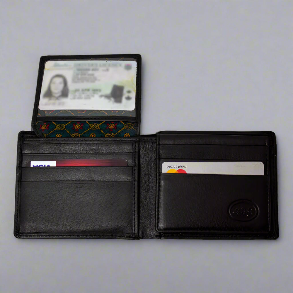 محفظة جلدية رجالية من JBG International قابلة للطي ومزودة بحماية RFIDEX-STOCK Canada 