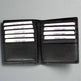 Cartera de cuero bifold para hombre con ala abatible de JBG InternationalEX-STOCK Canada 